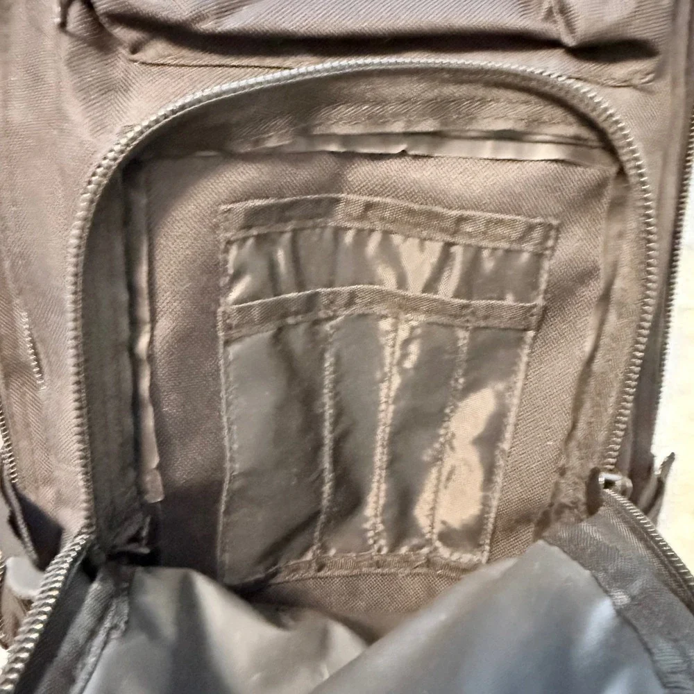 Black Tactical MOLLE Backpack Military Rucksack EDC Hiking Camping 19